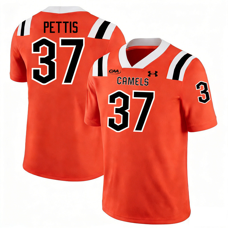 Campbell Fighting Camels #37 DaVonyae Pettis College Football Jerseys,Uniforms-Orange